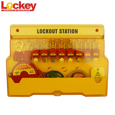ترکیب بزرگ 20- قفل ایستگاه قفل ایمنی PC Loto Padlock Station با پوشش
